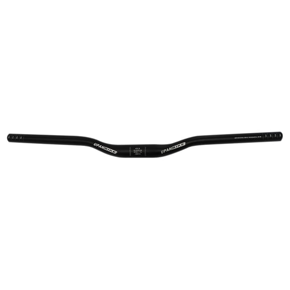 Upanbike Mountain Bike Handlebar MTB Riser Bar, Diameter 31.8mm, 24.4inch (620mm), 30mm Riser, Black