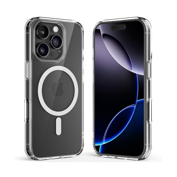 Upcommon Crystal Fit Clear Case for iPhone 16 Pro Max, MagSafe Compatible, Anti Yellowing, Slim Protective Cover