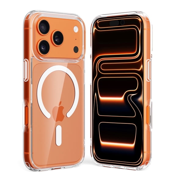 Upcommon Crystal Fit Case for iPhone 17 Pro, Magnetic Clear, Compatible with MagSafe, Slim Protective Cover