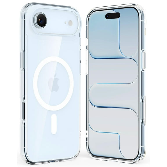 Upcommon Crystal Fit Case for iPhone Air, Magnetic Clear, Compatible with MagSafe, Slim Protective Cover