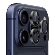 Upcommon UARMOR Camera Lens Protector for iPhone 17 Pro & Pro Max, 9H Tempered Glass, HD Clear, Easy Installation Kit - Black