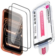 Upcommon UARMOR Screen Protector for iPhone 18 Pro / 17 Pro, HD Clear, 9H Tempered Glass with Easy Installation Kit, Full Edge Coverage Fit [2Pack]