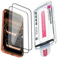 thumbnail image 1 of Upcommon UARMOR Screen Protector for iPhone 17 Pro Max, HD Clear, 9H Tempered Glass with Easy Installation Kit, Full Edge Coverage Fit [2Pack], 1 of 9
