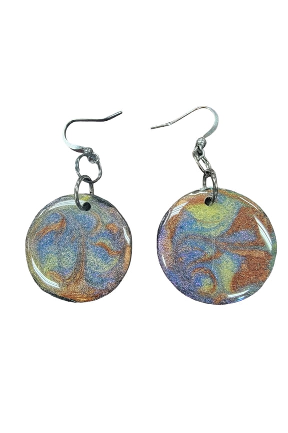 Upcycled Vinyl Record Earrings