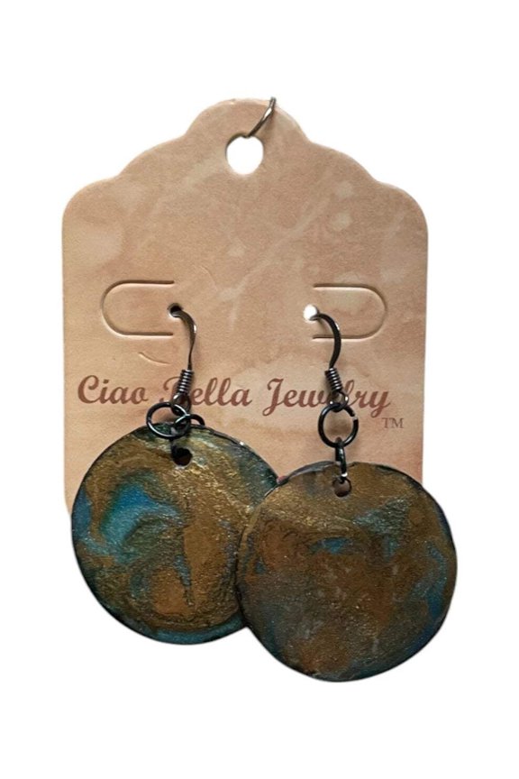 Upcycled Vinyl Record Earrings