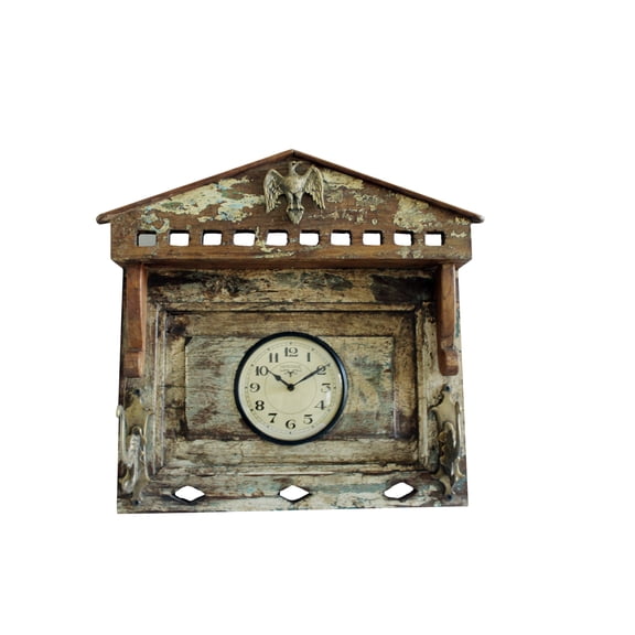 Upcycled Window Clock with Pendulum