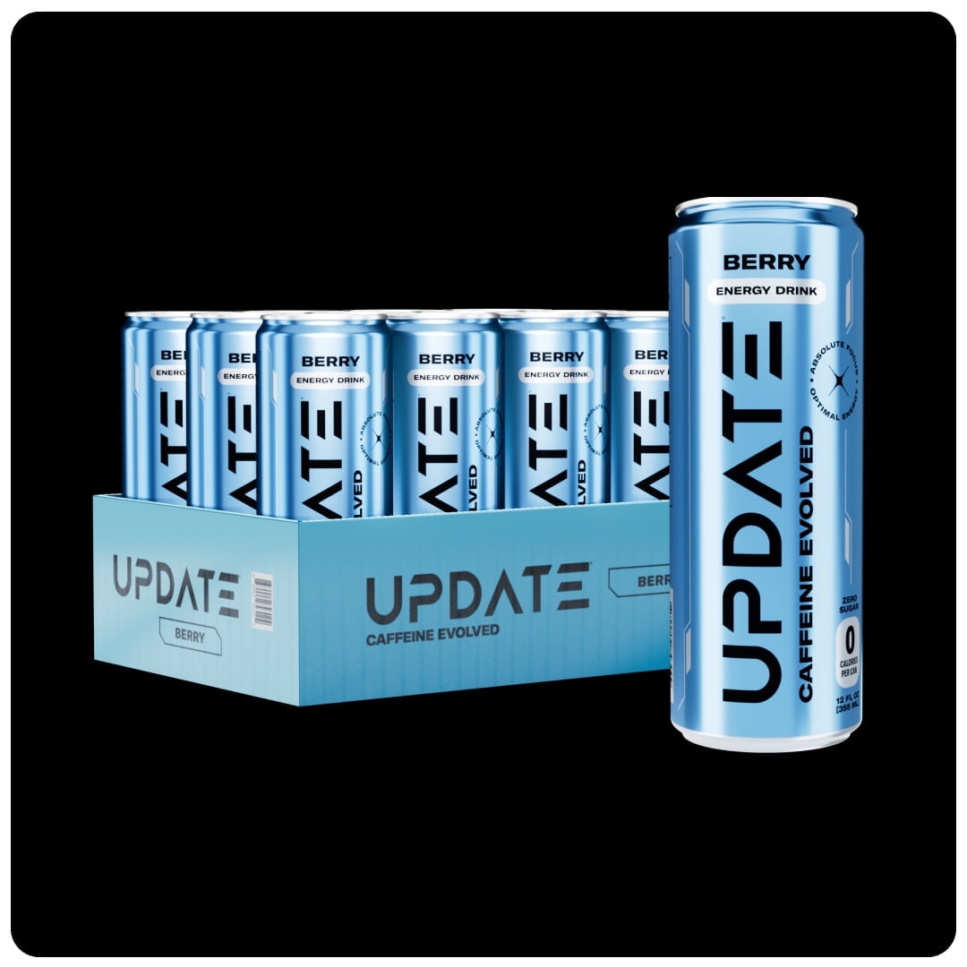 Update Energy Drink With Paraxanthine No Jitters, No Crash, No