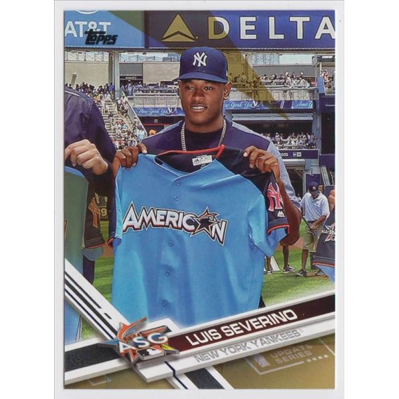 Update Gold Luis Severino #US55 Yankees Parallel Base Set Serial Numbered Topps Near Mint New York Yankees MLB Baseball Trading Card