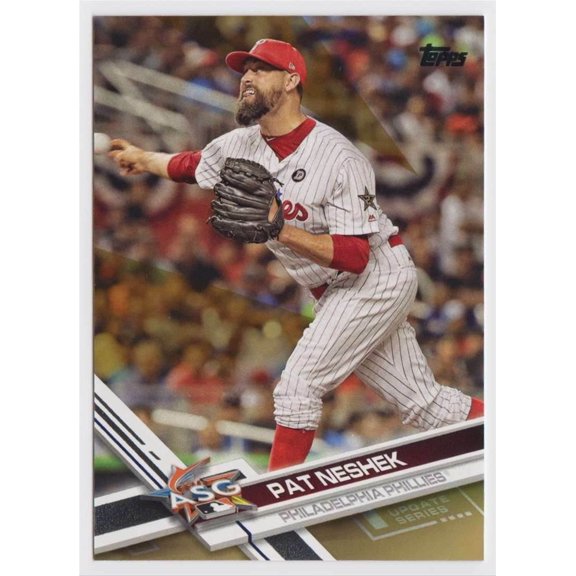 Update Gold Pat Neshek #US114 Parallel Baseball Card Topps Phillies Serial # Phillies Philadelphia Phillies MLB Baseball Trading Card