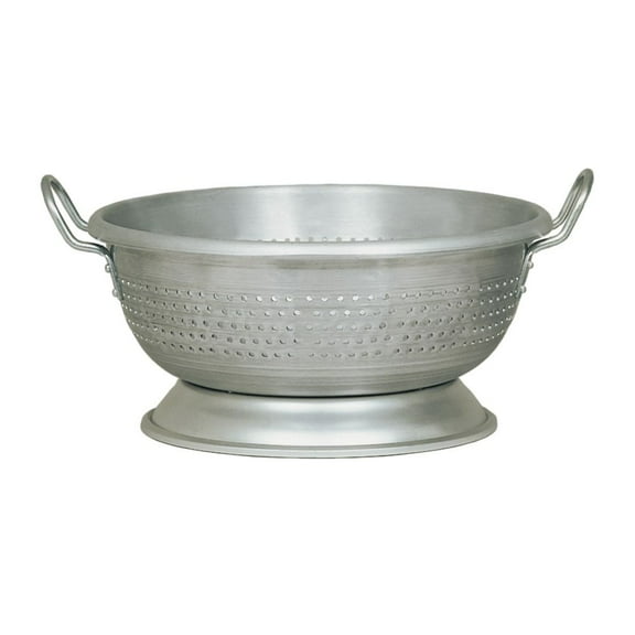 Update International ACO-16 16 Qt. Aluminum Colander with Handles