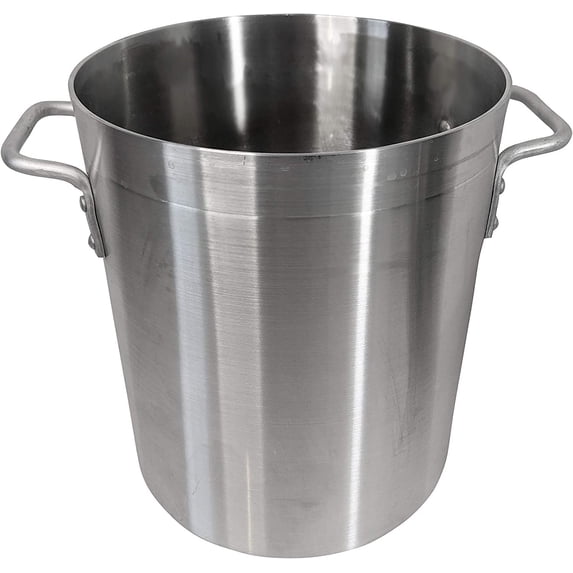Update International 20-Quart Aluminum Stock Pot - 12.25" Dia