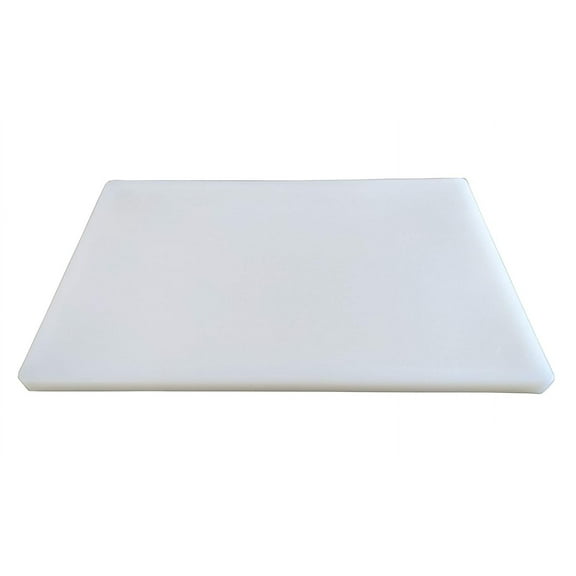 12" x 18" x 1/2" Poly White Cutting Board