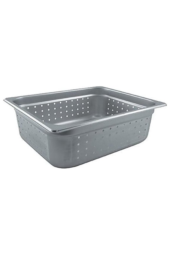 Half Size 4" (Depth) Perforated Steam Table Pan 12-3/4" W x 10-3/8" D x 4" H