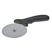 Update International PC-4 Stainless Steel Pizza Cutter with Plastic Handle, 4-Inch, Brown - Set of 3