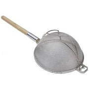 Update International SHD-14-SS 13. 75 inch Reforced Double Mesh Stainless steel StraLiner