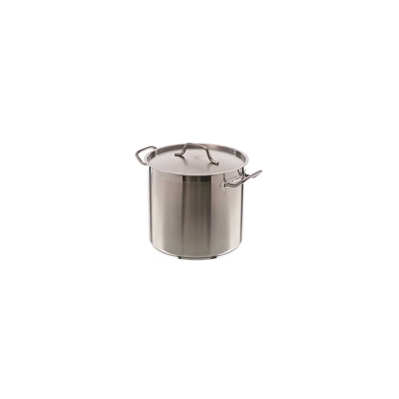 Update International SPS-16 16 qt. Stainless Steel Induction-Ready Stock Pot 78640