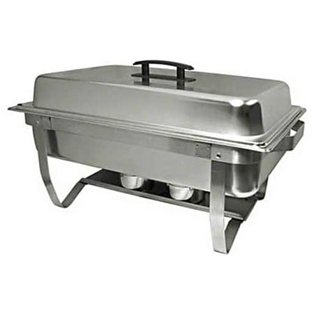 Update International Stainless Steel 8 Qt. Easy Store Folding Chafer 62458