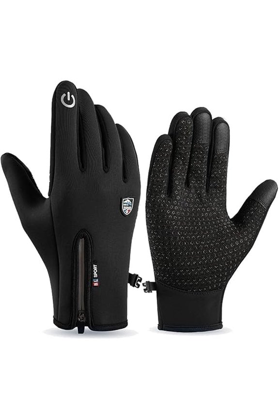 Update Sport Gloves, Winter Gloves, Ultimate Waterproof & Windproof Thermal Non-Slip Gloves, Mens Comfortable Warm Touch Glove
