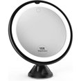 thumbnail image 1 of Updated 10X Magnifying Lighted Makeup Mirror with Touch Control LED Lights, 360, 1 of 6