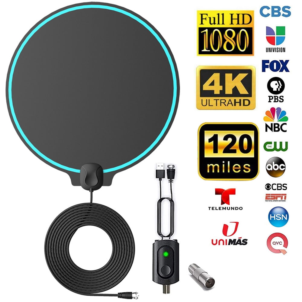 Updated 2023 TV Antenna for Digital TV Indoor, 65130Miles Amplified Digital TV Antenna Indoor