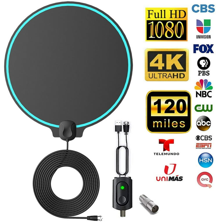 Tv Antenna Watch Cable Channels For Free 2024 HD Indoor TV Antenna