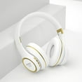 thumbnail image 1 of [Updated Bluetooth Headphones Over Ear, 65 Hours Playtime Wireless Headphones with Microphone,Foldable Lightweight Headset with Deep Bass,HiFi Stereo Sound for Travel Work Cellphone - White, 1 of 7