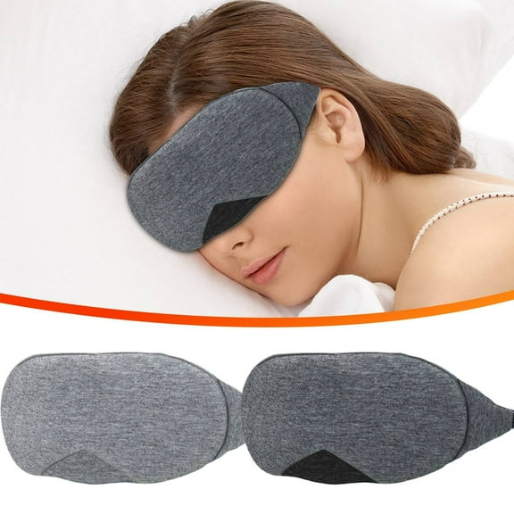 Updated Design Sleep Mask Light Blocking with Adjustable Nose Bridge, Soft and Comfortable for Men and Women, Includes Travel Case
