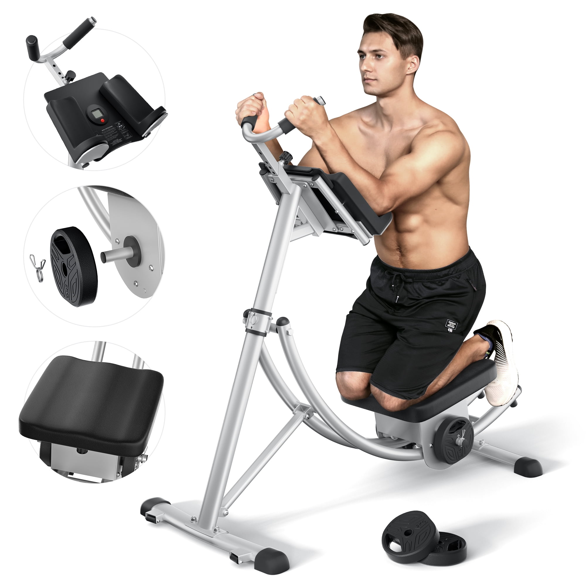 【新品】AB crusher Soozier Multi-Workout Ab Machine Foldable Ab Workout