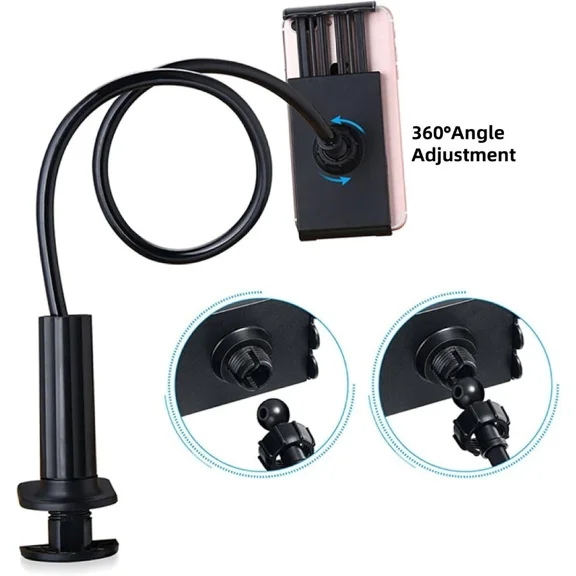 Updated Gooseneck Tablet Holder Stand For Bed 100Cm 39.4In Adjustable Flexible