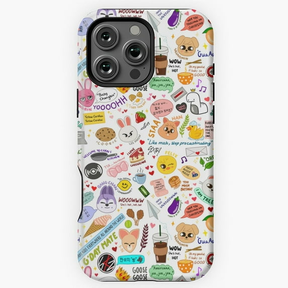 Updated SKZ Doodle Artwork iPhone Case 17 16 15 14 13 12 11 Pro Max
