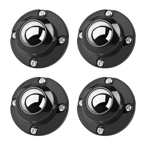 Updated Self Adhesive Caster Wheels 4 Pack, 201 Stainless Steel Stick on Wheels ma3435