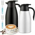 Updated Thermal Coffee Carafe, 70 Oz Insulated Stainless Steel Coffee ...