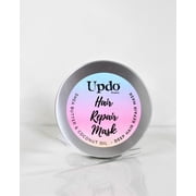 Updo Beauty Repair and Frizz Control Hair Mask with Shea Butter and Coconut Oil, 8 Oz