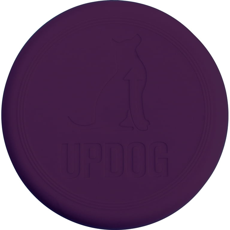 Updog Products 6 inch Dog Frisbee Small Lightweight and Durable Frisbee for Dogs Made in USA Bright Colored Frisbee Dog Toy Purple