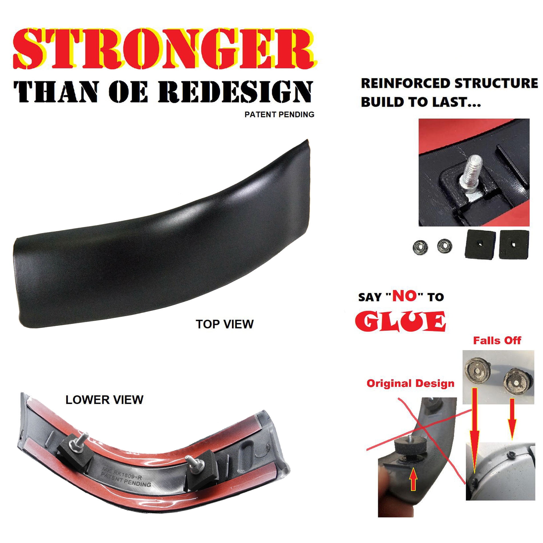 Chrome Steel Rear Right Bumper End For 2008-2016 Ford F-250 F-350 Super Duty - RH Side, FO1105122