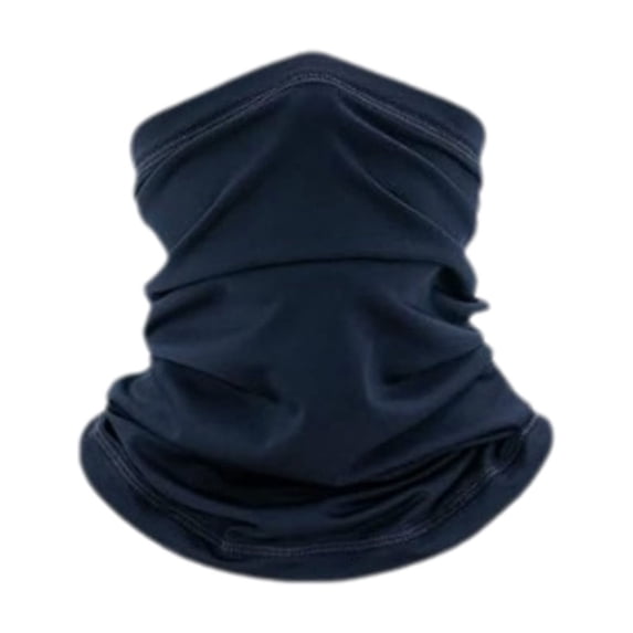 Upf 50+ Neck Gaiter Face Mask Breathable Quick Dry Tube Scarf Multi Functional Face Cover For Cycling Running Outdoor Sports(Blue-42X24Cm)