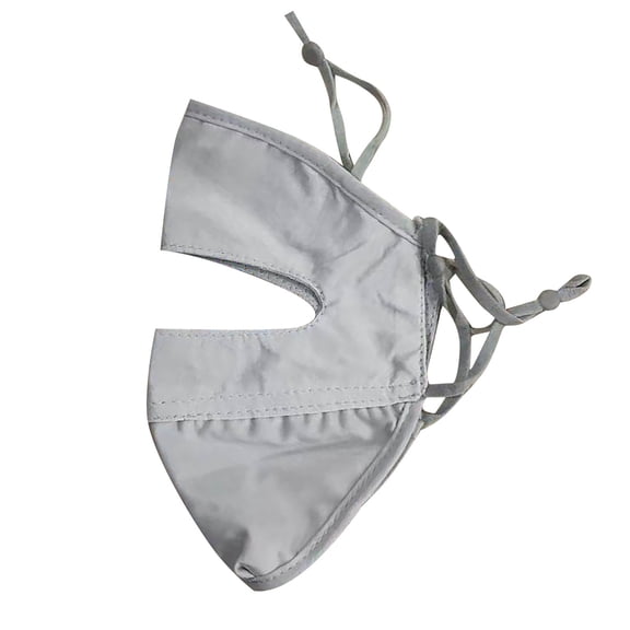 Upf 50+ Sun Protection Face Neck Gaiter Breathable Cooling Full Coverage Sun Mask With Ear Loops Uv Blocking Face Cover For Cycling Running(Grey-23Cm)