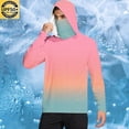 thumbnail image 1 of Upf 50+ Sun Protection Shirts for Men Long Sleeve Sun Shirt with Face Mask Fishing Hiking Lightweight Rash Guard, 1 of 5