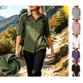 thumbnail image 1 of Upf 50 Sun Protection Women's Long Sleeve Shirts Outdoor Fast Dry Fishing Hiking Travel Tops Lightweight Breathable Rash Guard for Summer | CSEONE,Gray L, 1 of 9