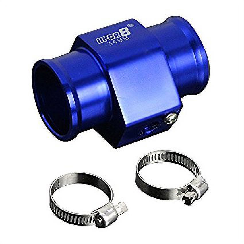 Upgr8 Aluminum Water Temperature Sensor Adapter (34MM, Black)