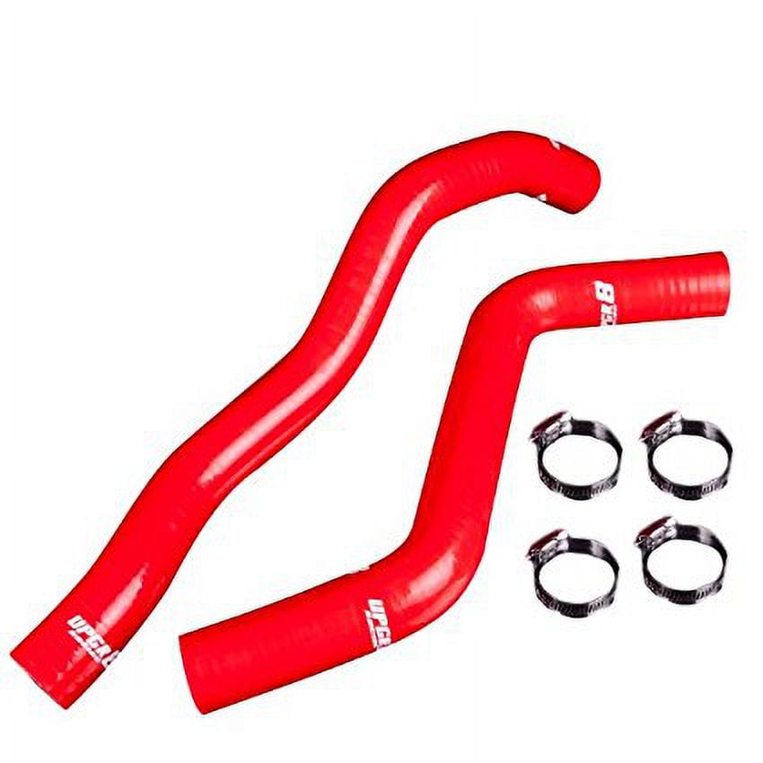 Upgr8 U89148 High Performance 4ply Red Radiator Silicone Hose Kit