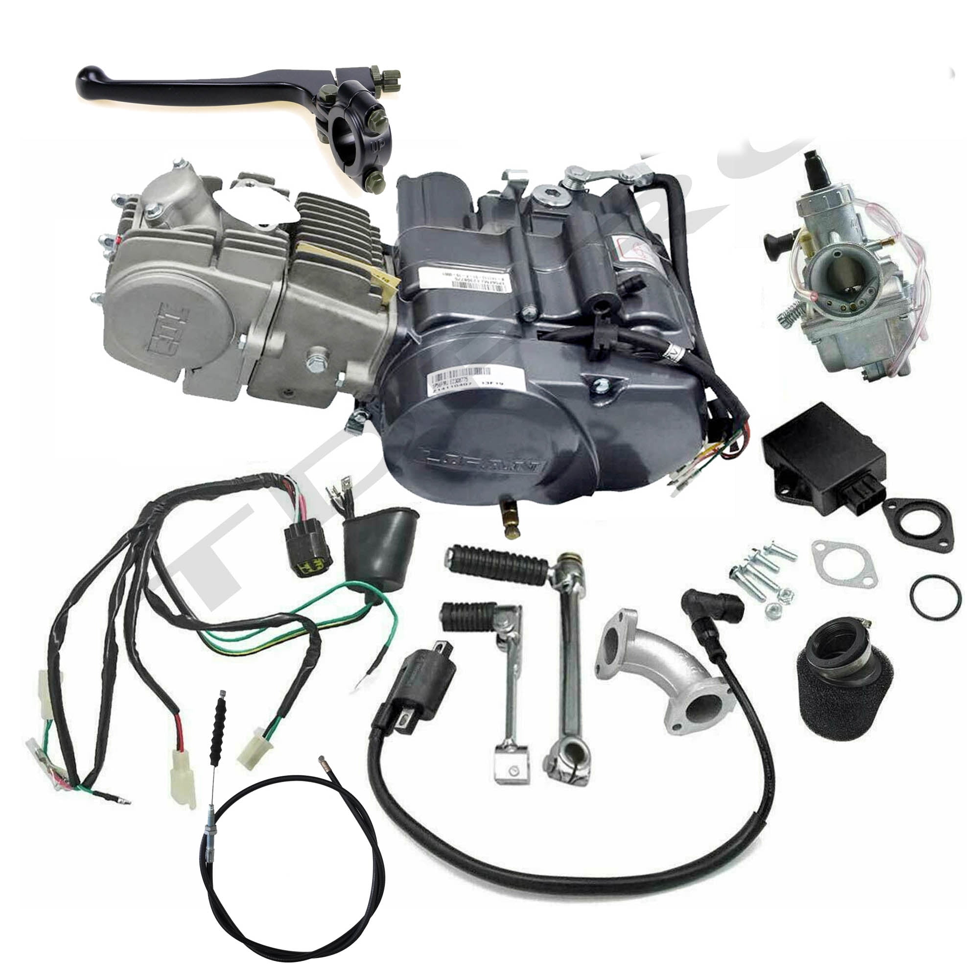 Upgrade 150cc Engine Pit Dirt Bike Engine Kit Manual Clutch 4-Stroke Motor Single Cylinder Motor Engine for XR50 XR70 CRF50 CRF70 CT70 CT90 & Dirt Pit Bike & ATV ATC70 Motorcycle