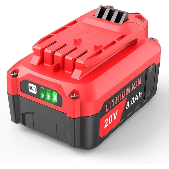Upgrade20V 8.0Ah V20 Replace for Craftsimen 20V Li-on Battery CMCB205 CMCB204 CMCB206 CMCB202 CMCB201 Compatible with 20V Cordless Power Tools