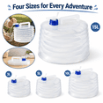 thumbnail image 1 of Upgrade 3/5/10/15 L Collapsible Water Container with Spigot, Portable Foldable Water Jug for Camping, Hiking, RV, Travel, Emergency Storage, Leak-Proof Outdoor Water Bag with Handle, 1 of 8