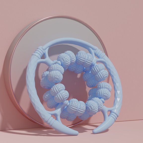 Upgrade 32-wheel ring massager, fully wrapped roller leg clamping massager, dredge meridians, relax legs, fitness device