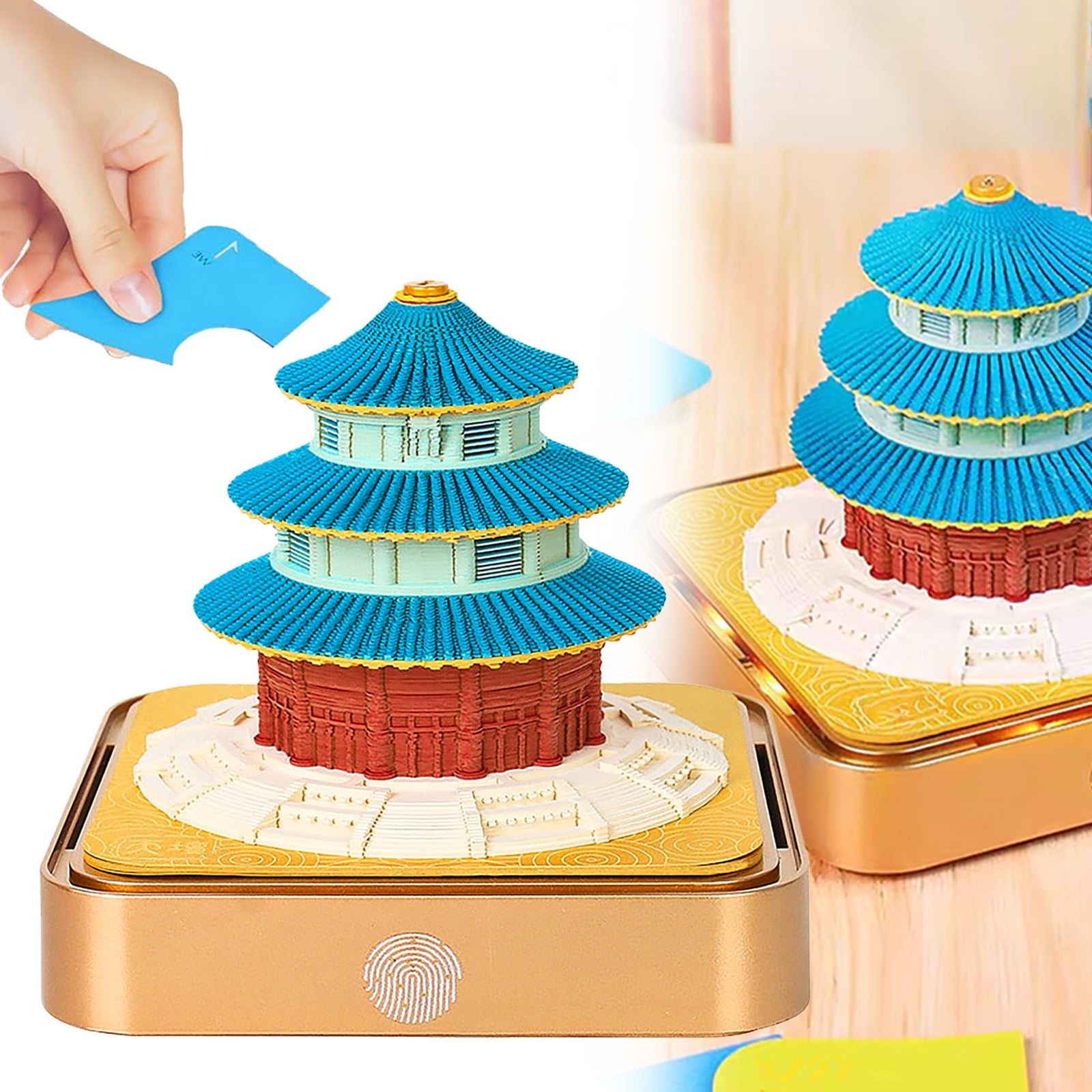 Upgrade 3D Desk Calendar 2025 2025 New 3D Art Calendar Memo Pad With