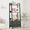 Upgrade 4Tier Ladder Shelf, 48.2" Storage Rack Organizer,Ladder