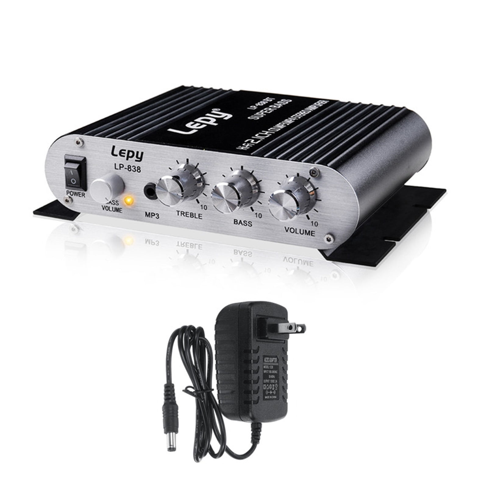 Upgrade 600W Bluetooth Power Amplifier 2.1 Channel Hi-Fi Stereo Speakers Amplifier Audio Sound Home Theater Amplifier Super Bass