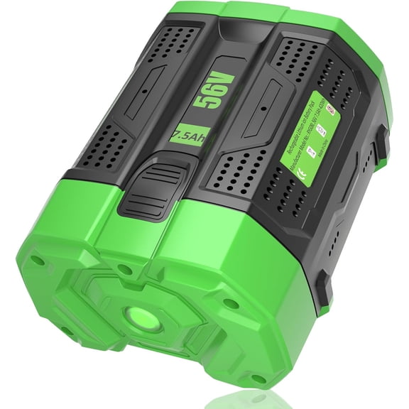 Upgrade 7500mAh Lithium Ion Battery Replacement for EGO 56V Battery Long Runtime High Power Output BA2800 BA2800T BA4200 BA4200T BA5600T