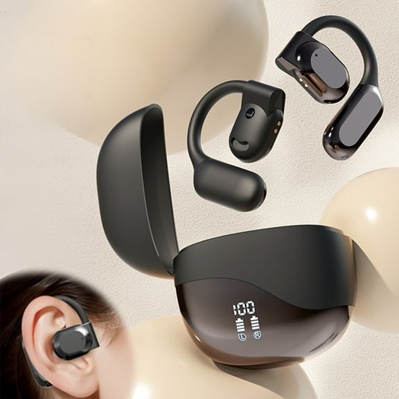 Upgrade AI Translating Ear Buds, 2025 New 3 in 1 Bluetooth Language Translator Earbuds in Real Time, 144 Languages Play Music Bluetooth Over-Ear for Travel Business Learning